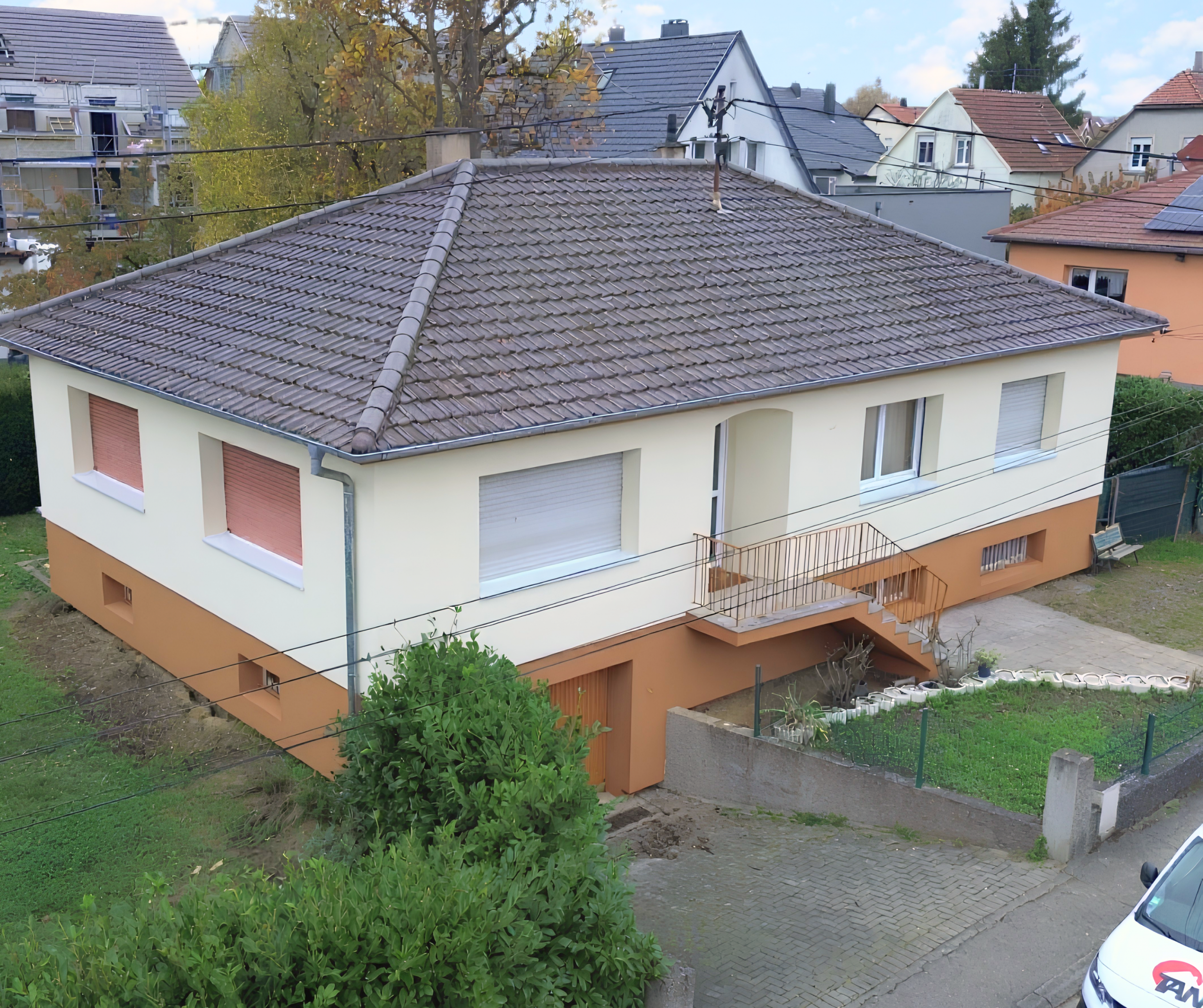 Ravalement de façade.