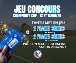 Jeu concours champions cup.
