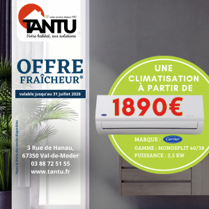 Offre fraîcheur.