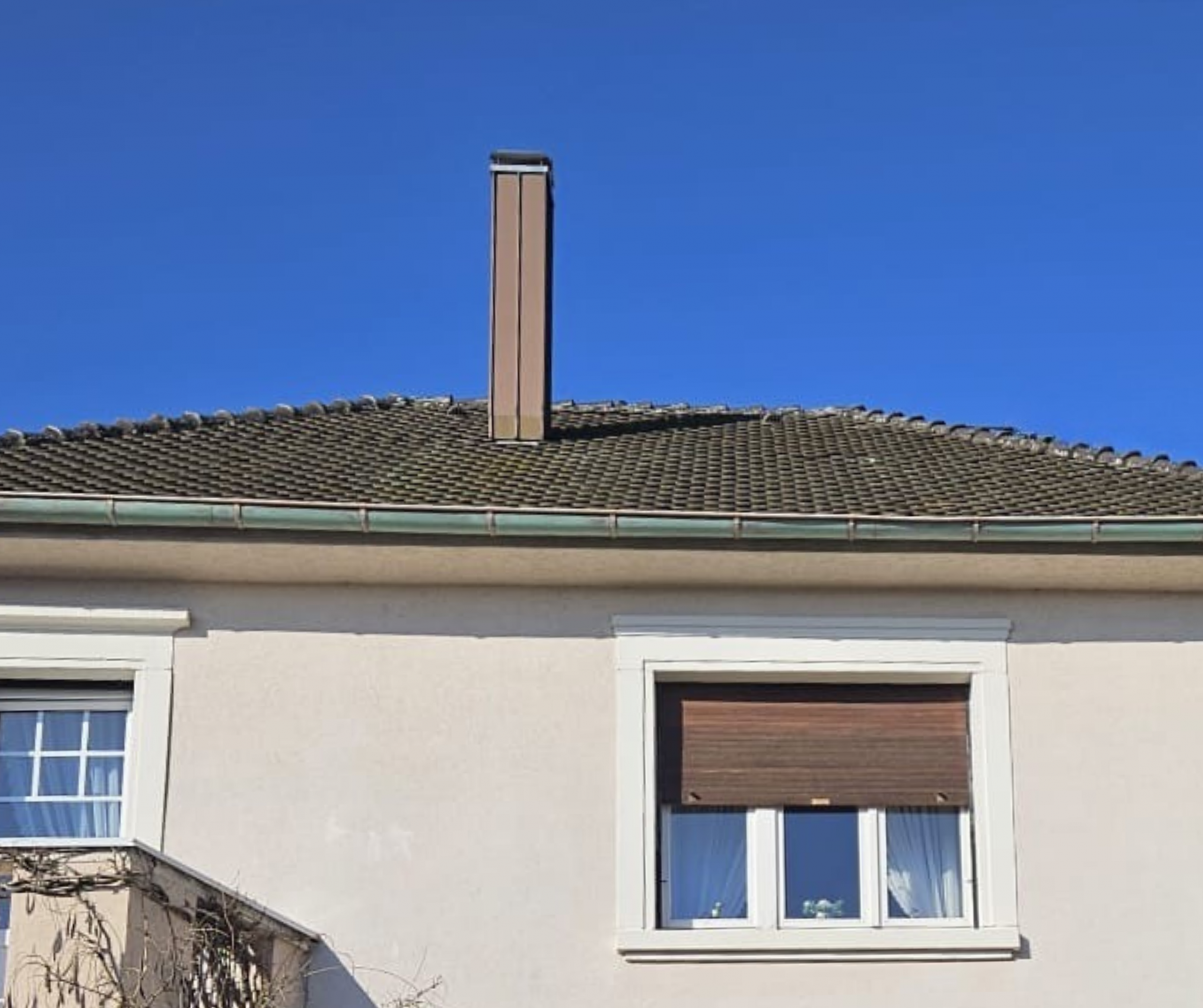Remplacement cheminée par tubage.