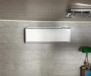 Installation d'une climatisation.