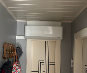 Installation d'une climatisation.