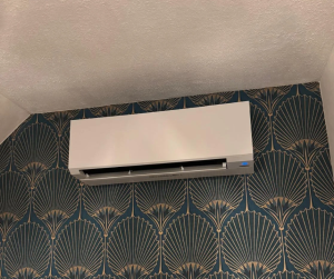 Installation d'une climatisation.