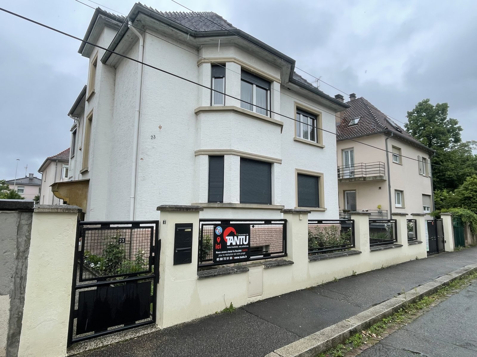 Façade de maison après ravalement